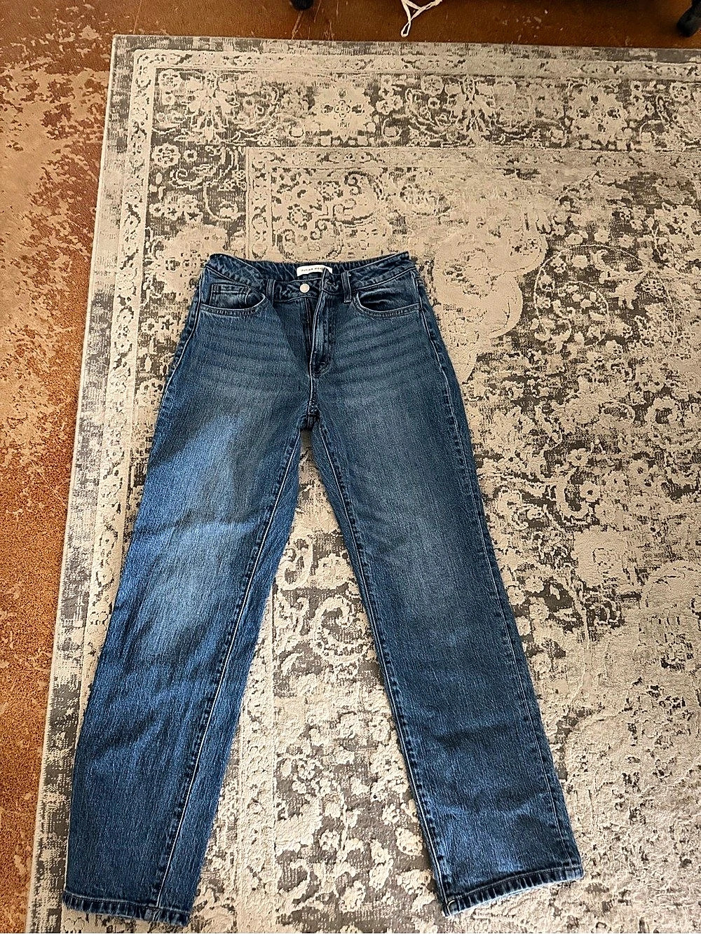 Flying Monkey Straight Leg Jeans in Blue Waist 26